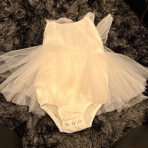 Arabella and Rose white tutu dress